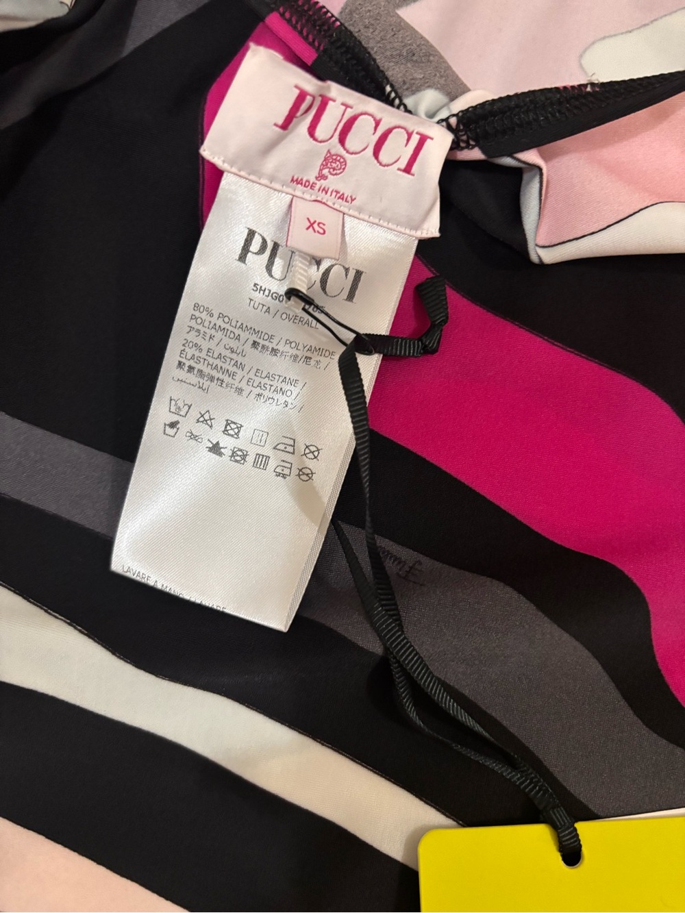 Pucci Pink and Black Romper - Picture 3 of 4